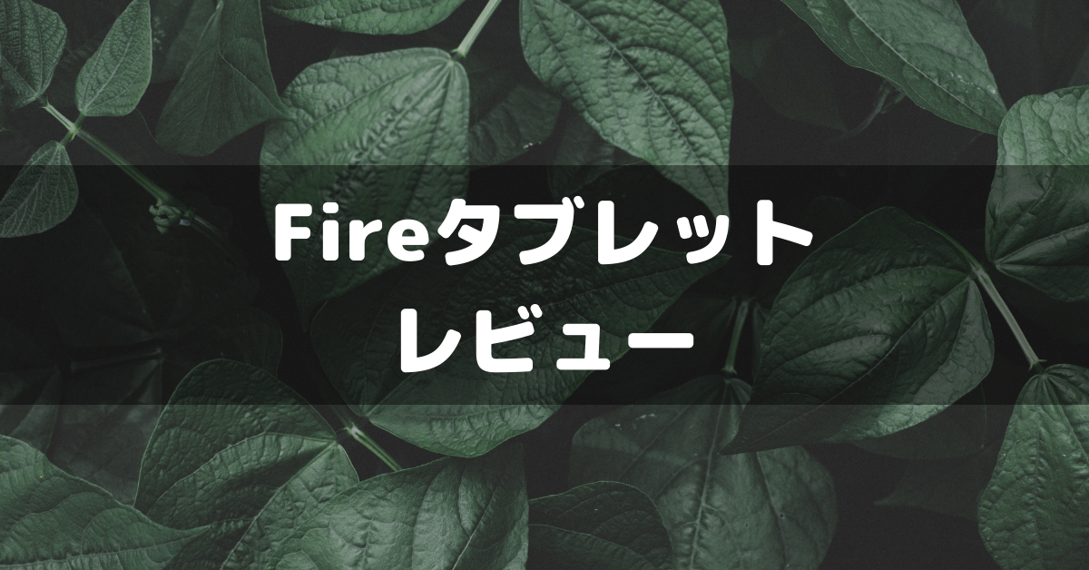 AmazonのタブレットFire HD 8(2020)の詳細レビュー | ゼロアマ